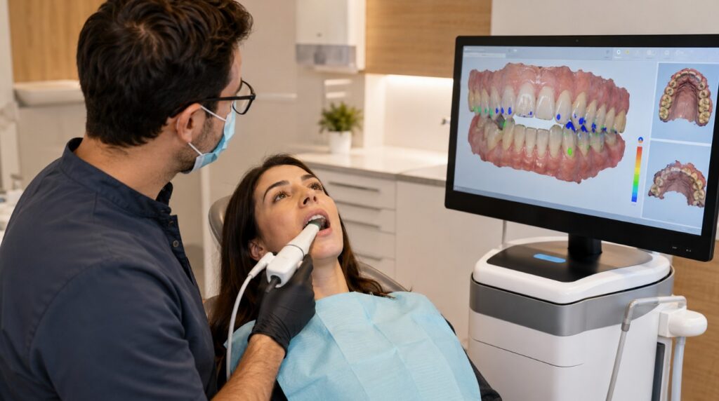 Análisis digital de la mordida para estudiar el desgaste dental